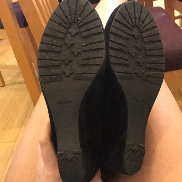 Prada knee high wedge boots - Picture 6 of 8